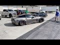 A Group of Cammed Z06 Corvettes Drift the Streets of Florida until Cops Shut it Down