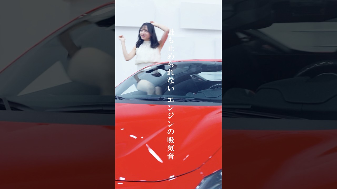 総額4000万のフェラーリでハコ乗りする美女がノリノリすぎる #フェラーリ