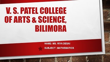 FYBSc SEM -1 MATHEMATICS PAPER -101 (UNIT-1) "DE-MORVEY