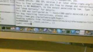 eZ430U MacOSX gdb demo