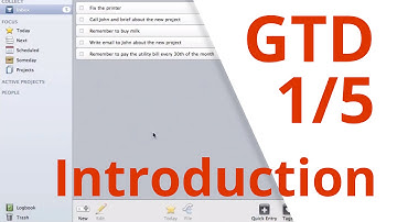 GTD 1/5 - Productivity System How To Introduction