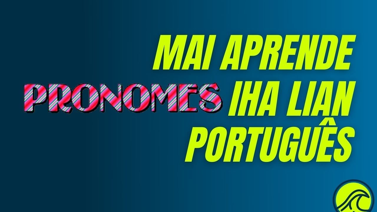 AULA PORTUGUÊS: SAIDA MAK PRONOMES [ PESSOAIS NO POSSESSIVOS ]