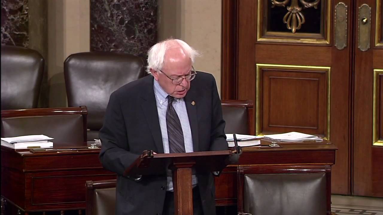 Sanders Calls for Stronger Financial Regulations YouTube