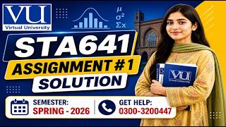 sta641 assignment 1 solution 2026 #sta641 #assignment