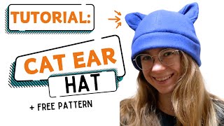Tutorial: How to Make a Cat Ear Fleece Hat