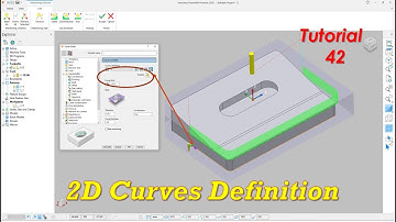 Powermill 2020 Curve Area Clearance  2D Curve Area Clearance Powermill Tutorial Powermill