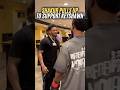 Shakur PULLS UP on fight night to support Keyshawn Davis