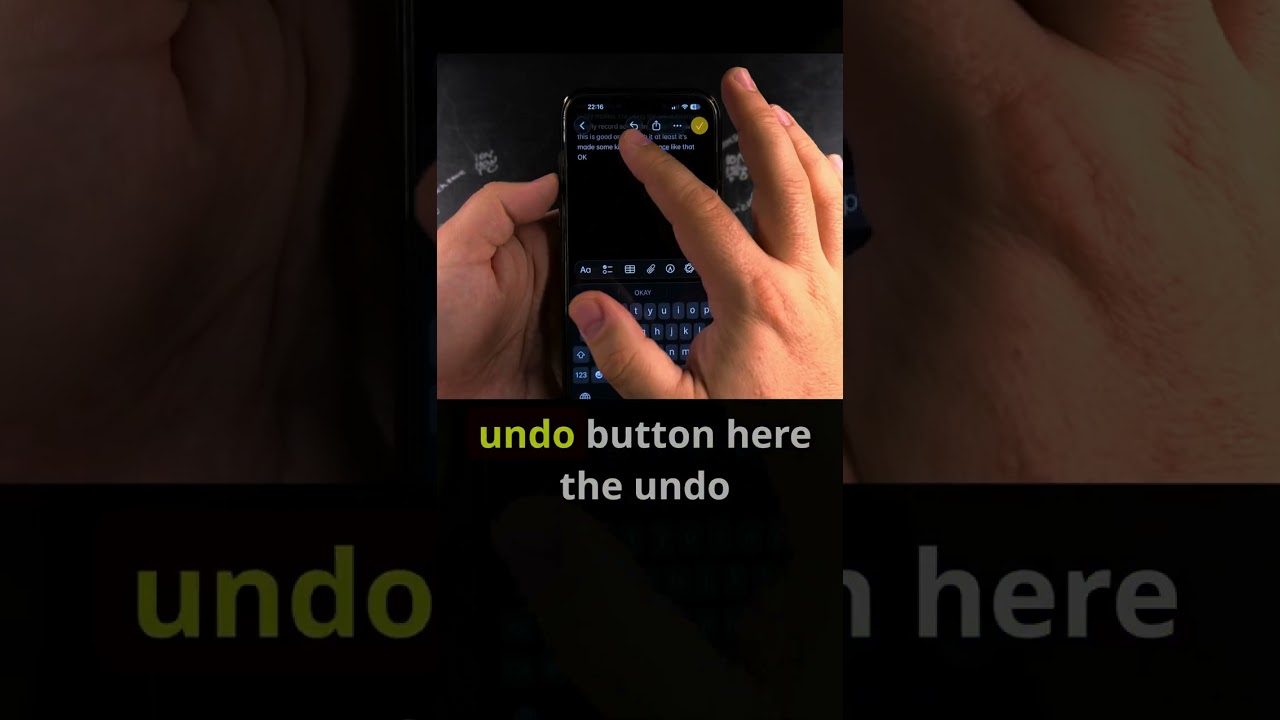 Жесты отмены и повтора на iPhone, часть 2.