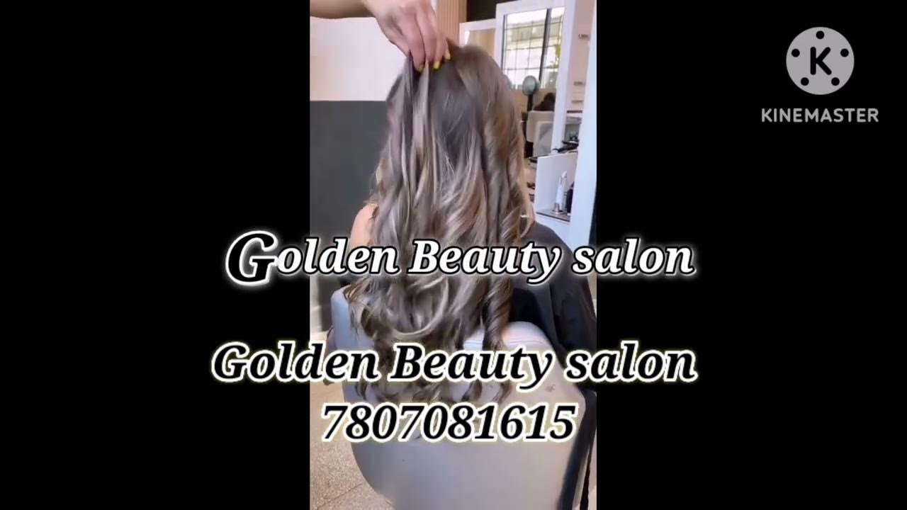 Golden Beauty salon (Hair highlights) YouTube
