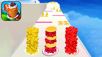 Pancake Run - All Levels Gameplay - Part 4 (IOS,Android)