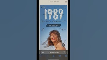 TAYLOR SWIFT ANNOUNCES 1989 TV! #taylorswift #erastour #1989