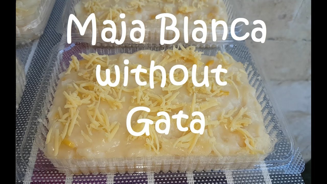 ⁣Maja Blanca without Gata | No coconut milk Maja Blanca recipe