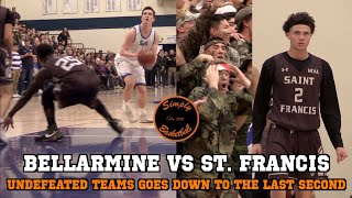 St. Francis Vs Bellarmine In Front Of Crazy Student Section I Who Is In The Wcal? Ft. D1 Commits