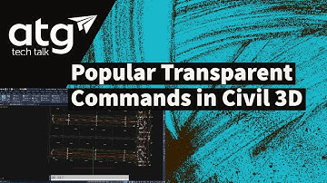 Popular Transparent Commands in Civil 3D