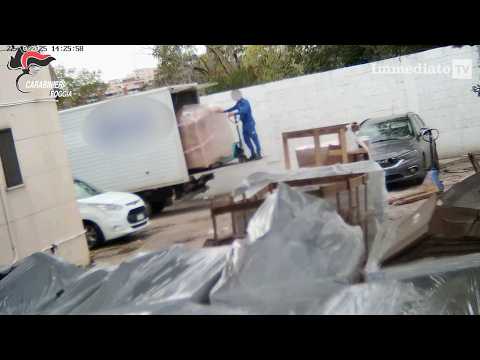 Video RICICLAGGIO DI AUTO RUBATE E AFFARI DA MILIONI DI EURO: OTTO MISURE CAUTELARI A CERIGNOLA