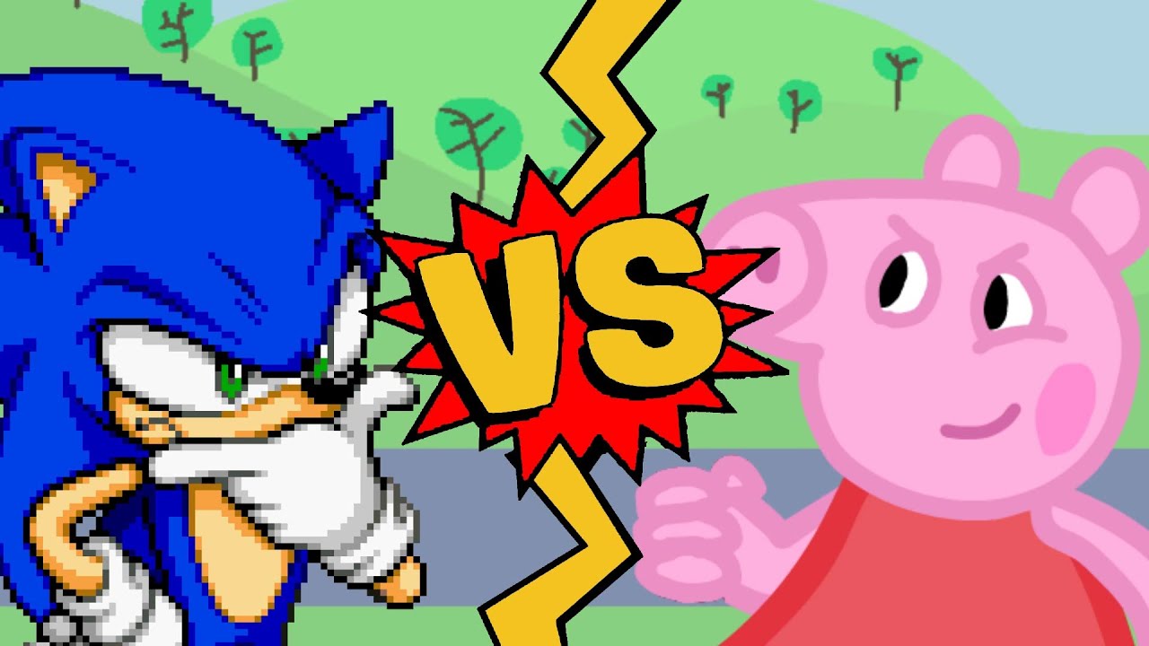 M.U.G.E.N. Battles | Sonic vs Peppa Pig