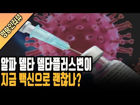 [<strong>명랑시사</strong>] &amp;quot;알파,델타,델타플러스 변이바이러스 어디까지?&amp;quot; (feat.이혁민 세브란스병원 진단검사의학과 교수) [<strong>명랑시사</strong> 이승원입니다]