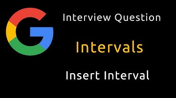 Insert Interval - Intervals - Google Interview Question - Python