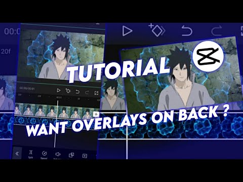 How to add overlay behind the character on Capcut - Overlay Tutorial on Capcut