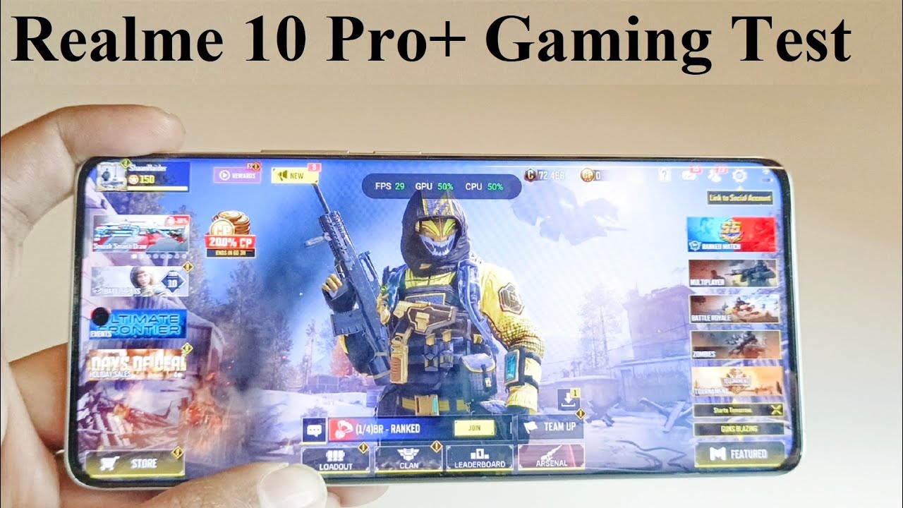 Realme 10 Pro Plus FPS Test