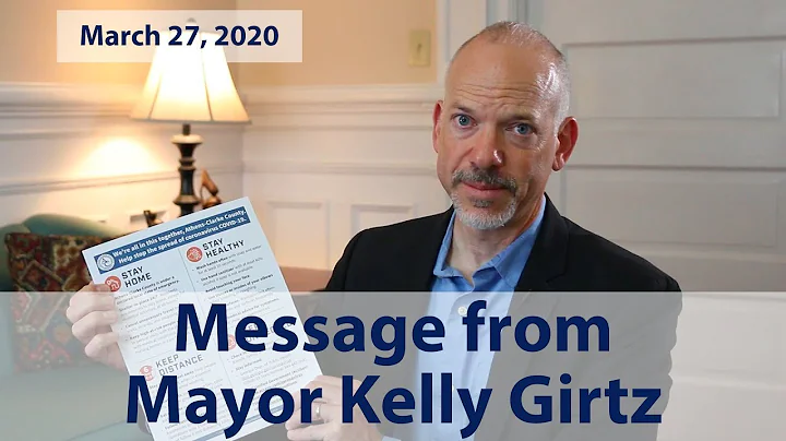 Message from Mayor Kelly Girtz - March 27, 2020