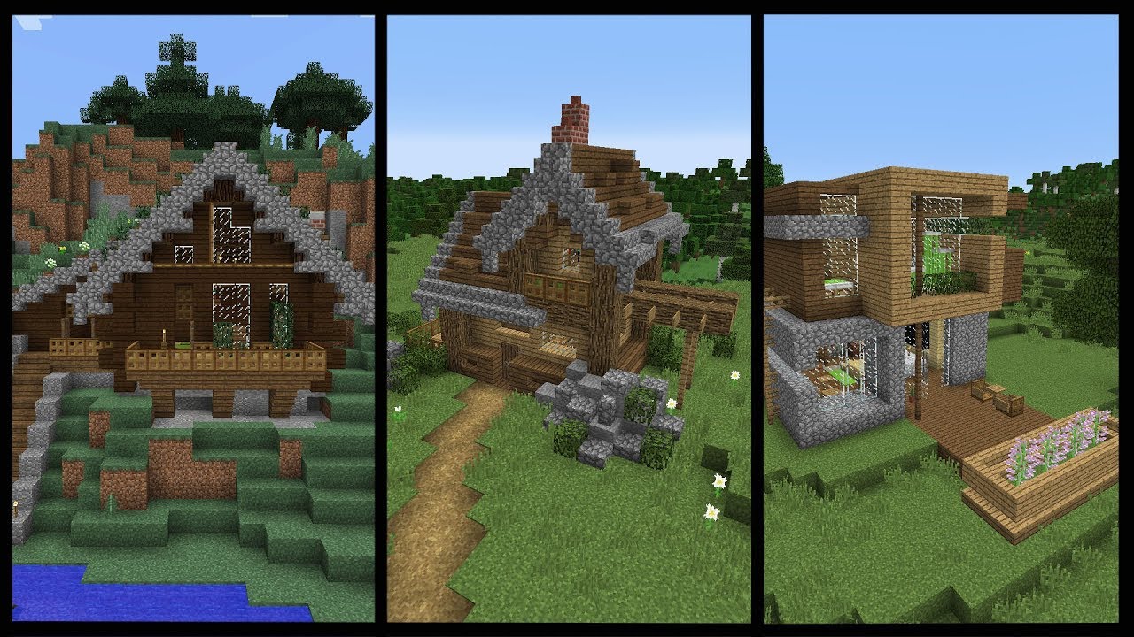 10 iMinecrafti Starter Houses YouTube