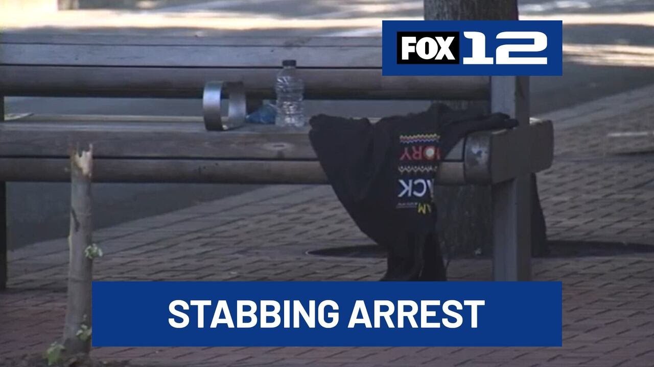Man arrested after 1 injured in downtown Portland stabbing - YouTube