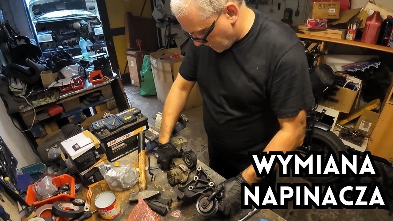 Napinacz paska do wymiany | Sprawdzam stan alternatora VW T4