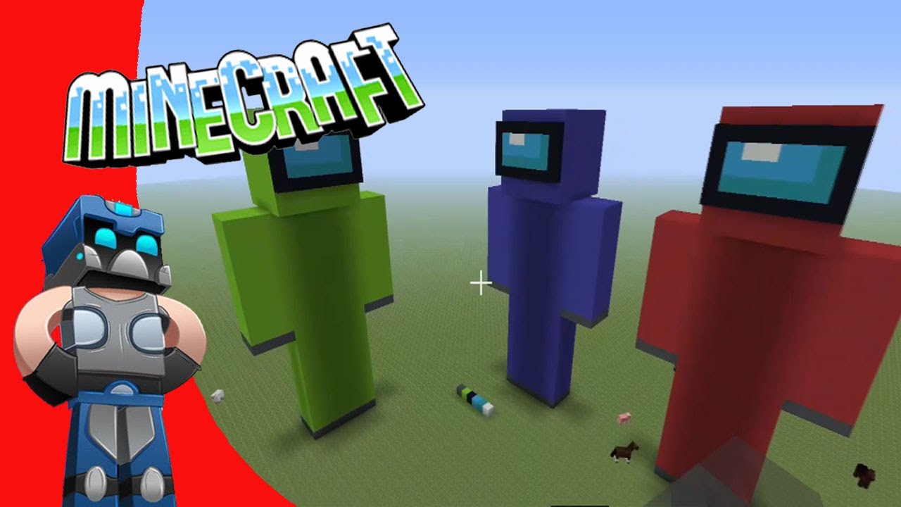 Tutorial Minecraft Among Us Skin 3d Como Hacer El Skin De Among Us En