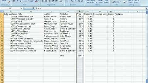 Introduction to Excel part 4