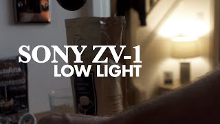 Sony ZV1 ZV-1 4k Low Light Test - The Delonghi Coffee Edition