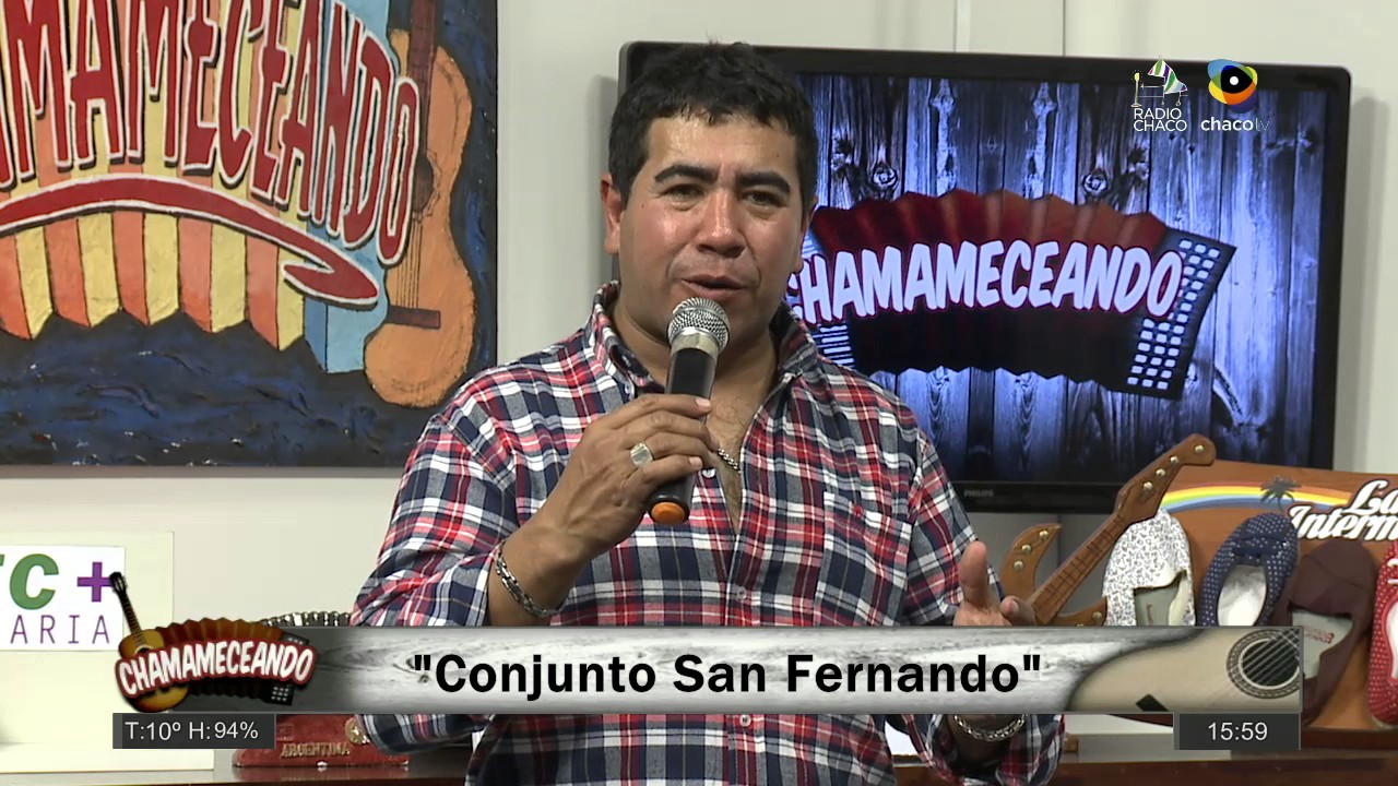Chamameceando Con Conjunto San Fernando en vivo. Conducción Celso Gonzalez 16 de Julio 2016 Bloque 3