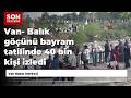 Van- Balık göçünü bayram tatilinde 40 bin kişi izledi
