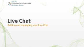 Live Chat Widget for Live Event Broadcasts with StreamingVideoProvider screenshot 4
