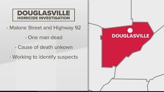 Douglasville police launch homicide investigation after man found dead behind park
