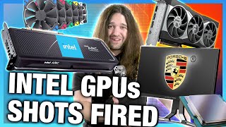 HW News - Intel Arc Takes Shots at NVIDIA, Future AMD Technology, Porsche Monitor