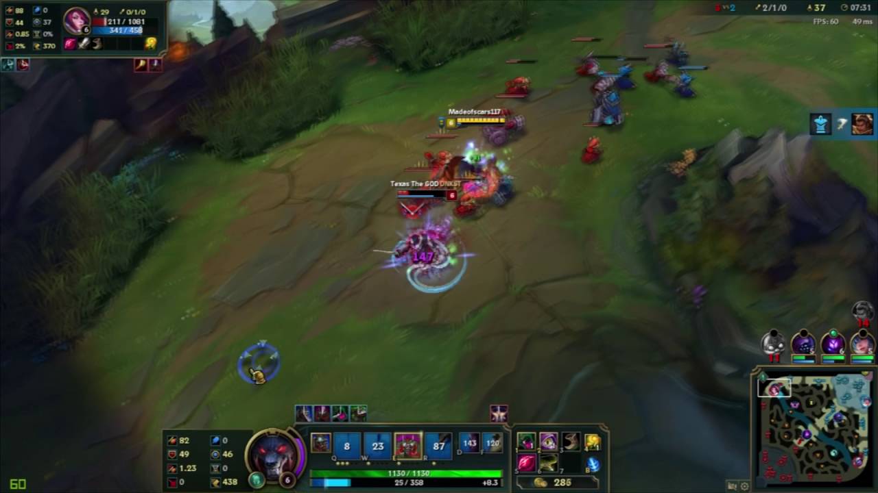 Warwick vs Fiora