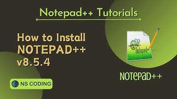 How to install Notepad++ on Windows 11 | Notepad++ Tutorials | NS CODING