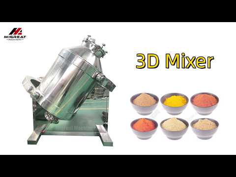 3D mixer, protein powder