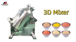 High Efficiency 3D Mixer for Protein Powder Food Ingredient Powder Mixing #mixingmachine