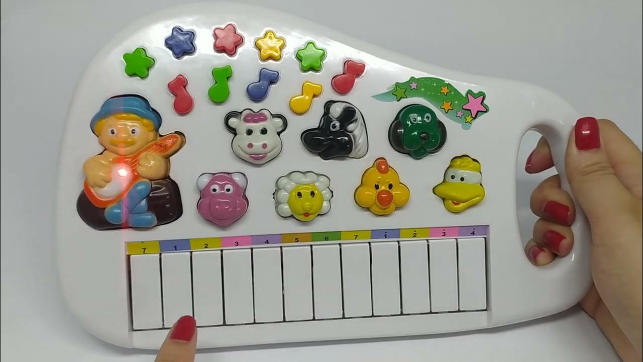 Piano Infantil Teclado Música Educativo Brinquedo Fazendinha