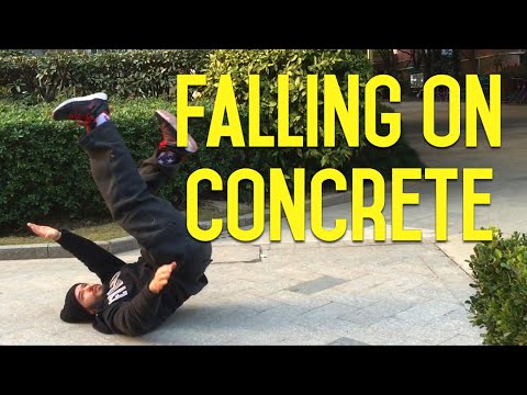 How to fall safely on concrete?