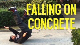 How to fall safely on concrete?