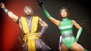 MK11 All Characters Perform Saturday Night Fever's Disco Dance (All Perform Liu Kang's FRIENDSHIP)