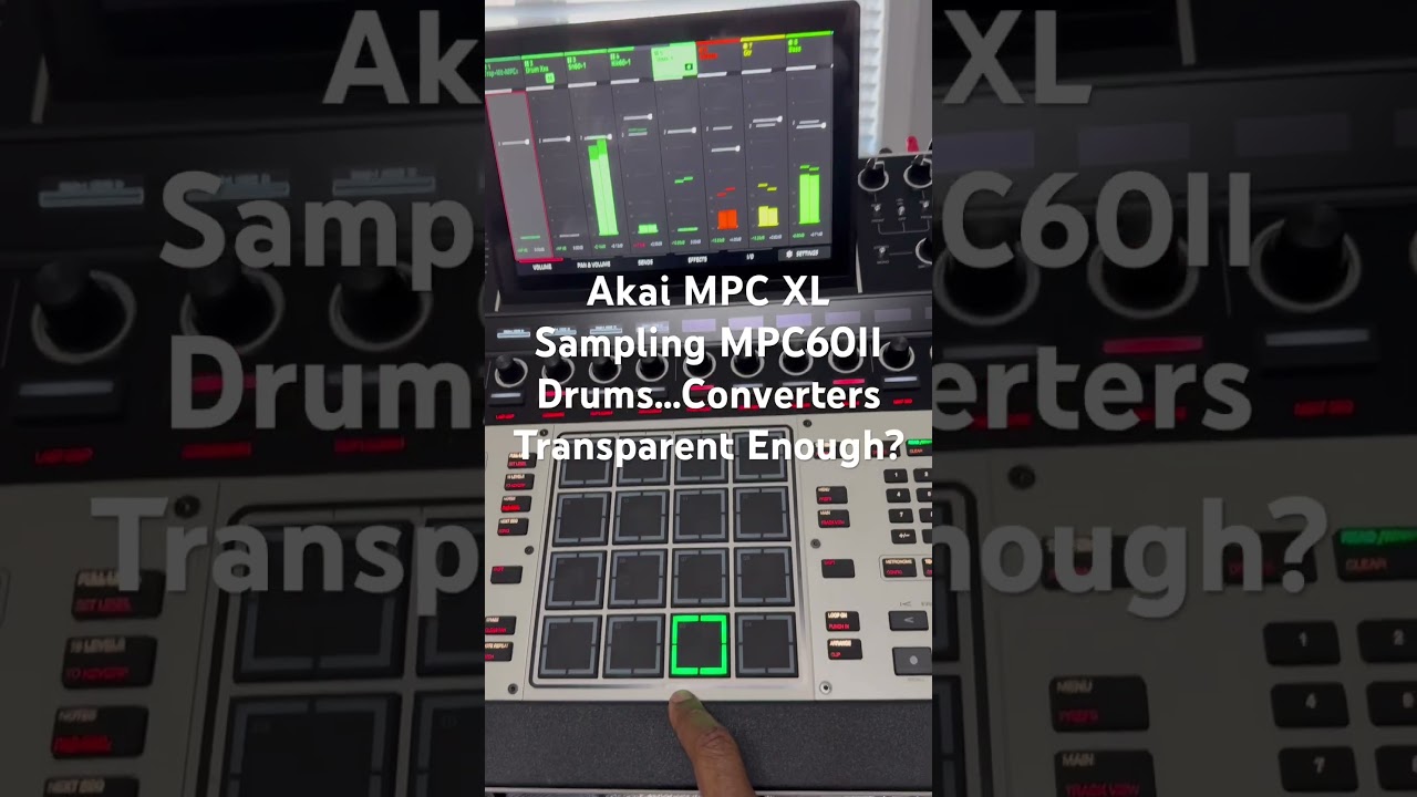 Here is a quick example of sampling drums into the MPC XL from a vintage MPC.