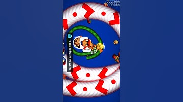 Wormzone.io Snake.io 🐍 🐍 Biggest Snake.io Trap Chasing Magic Gameplay #gaming #viralvideo #trending