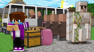 ПОЧЕМУ ЖИТЕЛИ ПЕРЕЕЗЖАЮТ В МАЙНКРАФТ 100% троллинг ловушка minecraft