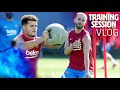 INSIDE A BARÇA TRAINING SESSION | FC Barcelona VLOG