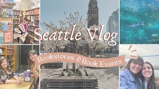 ✨Seattle Vlog | Bookstores & Book Events✨