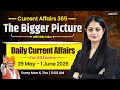 Current Affairs Today 29MAY-1JUNE 2026 | The Bigger Picture | By Pinky Yadav